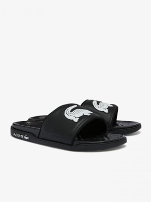 Chanclas Lacoste CROCO DUALISTE 43CMA0020 312 blk/wht - Imagen 1