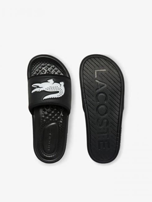 Chanclas Lacoste CROCO DUALISTE 43CMA0020 312 blk/wht - Imagen 2