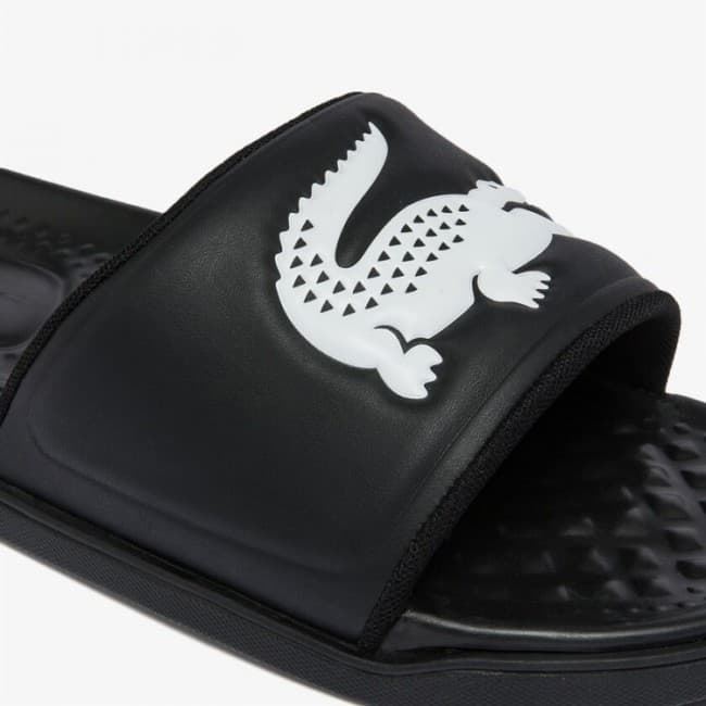 Chanclas Lacoste CROCO DUALISTE 43CMA0020 312 blk/wht - Imagen 3