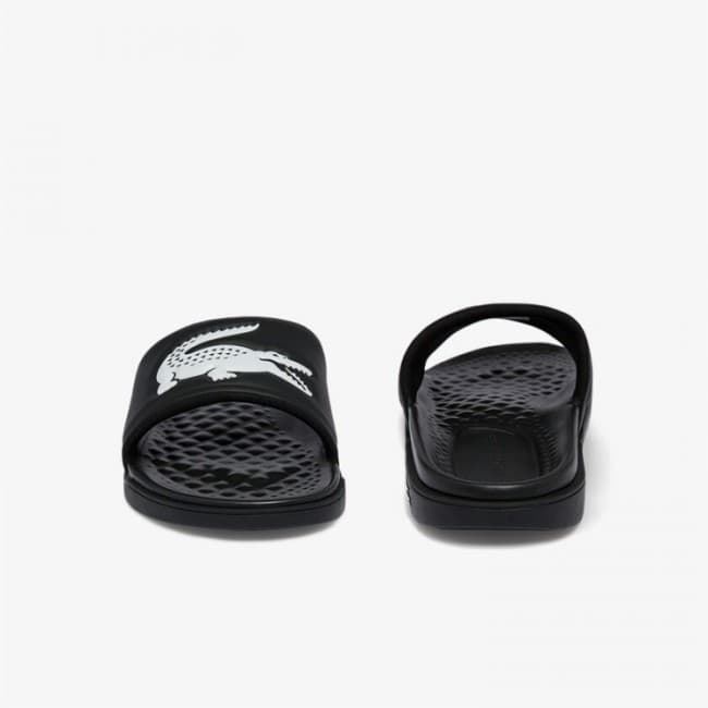 Chanclas Lacoste CROCO DUALISTE 43CMA0020 312 blk/wht - Imagen 4