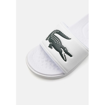 Chanclas Lacoste Serve Slide 43CMA0110 1R5 WHT/DK GRN - Imagen 2