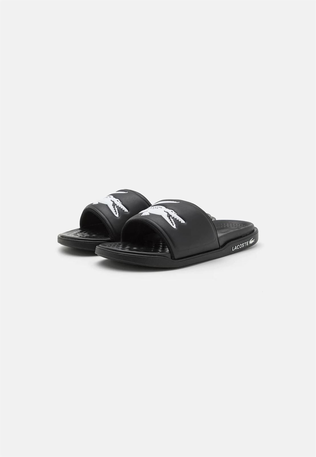 Chanclas Lacoste Serve Slide 43CMA0110 312 blk/wht - Imagen 2