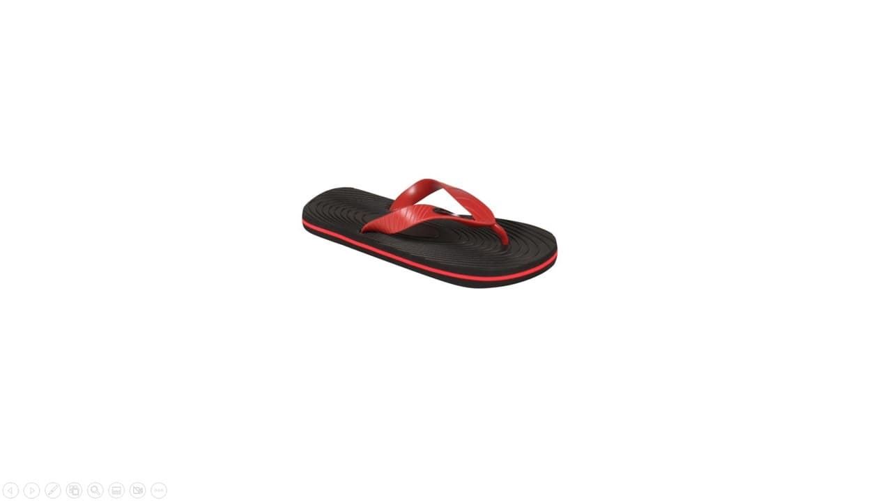 Chanclas Oakley CATALINA 009 Black/red - Imagen 1