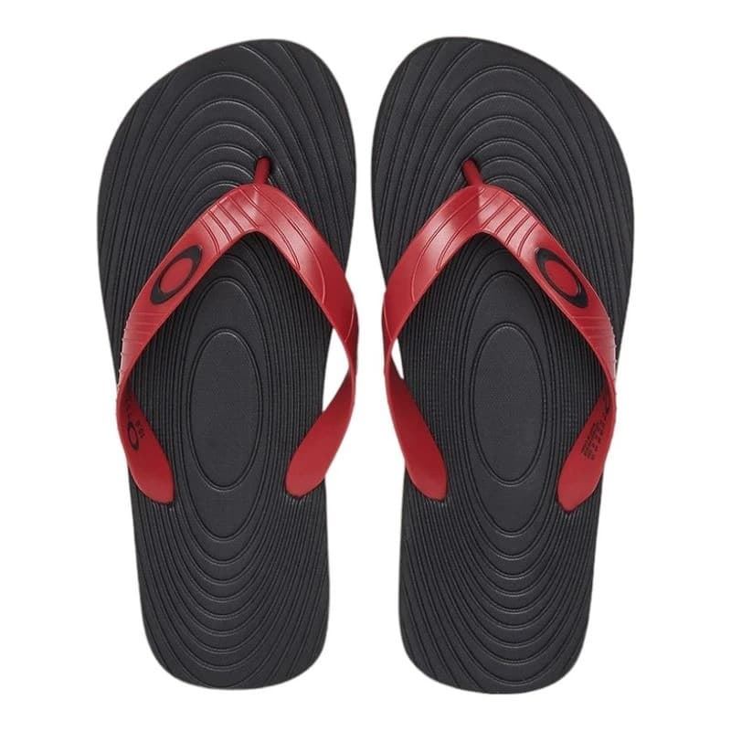 Chanclas Oakley Catalina Flip Flop Black/Red - Imagen 1