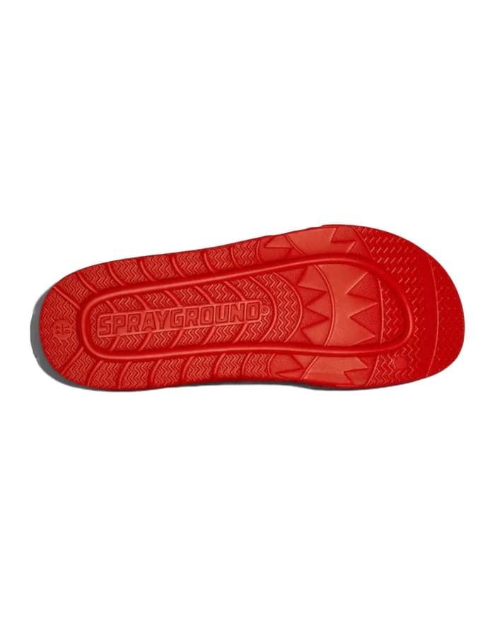 Chanclas SPRAYGROUND 910S005880 Sharkslide Red - Imagen 3
