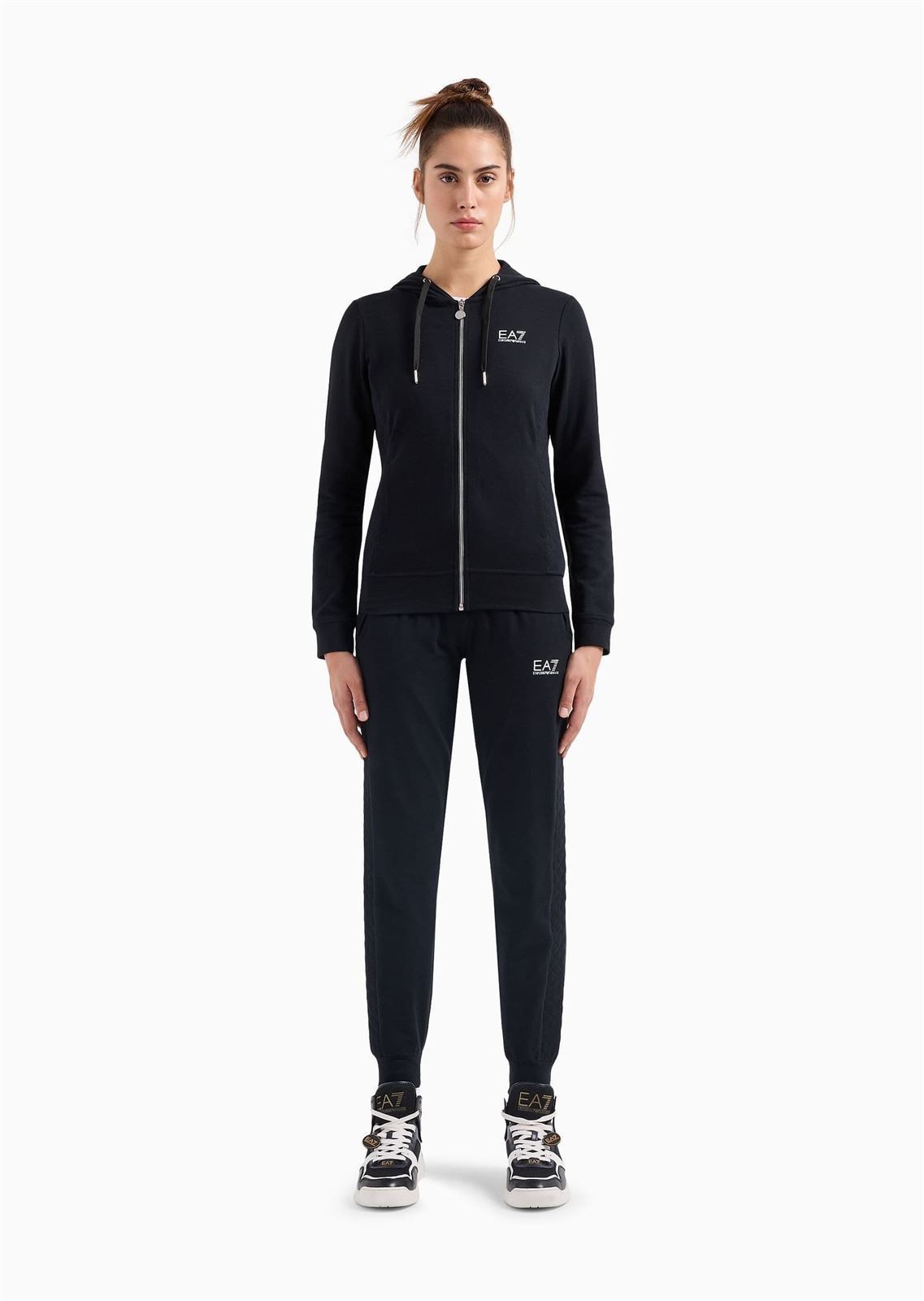 Chándal EA7 Emporio Armani 8NTV52 TJCQZ 21BA white/black - Imagen 1