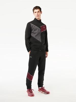 Chandal Lacoste WH1796 00 LIR noir/ sunrise-zin-blanc - Imagen 1