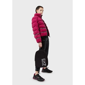Chaqueta acolchada Emporio Armani EA7 Athletic Velour 6KTB08 TN4LZ 1318 boysenberry - Imagen 2