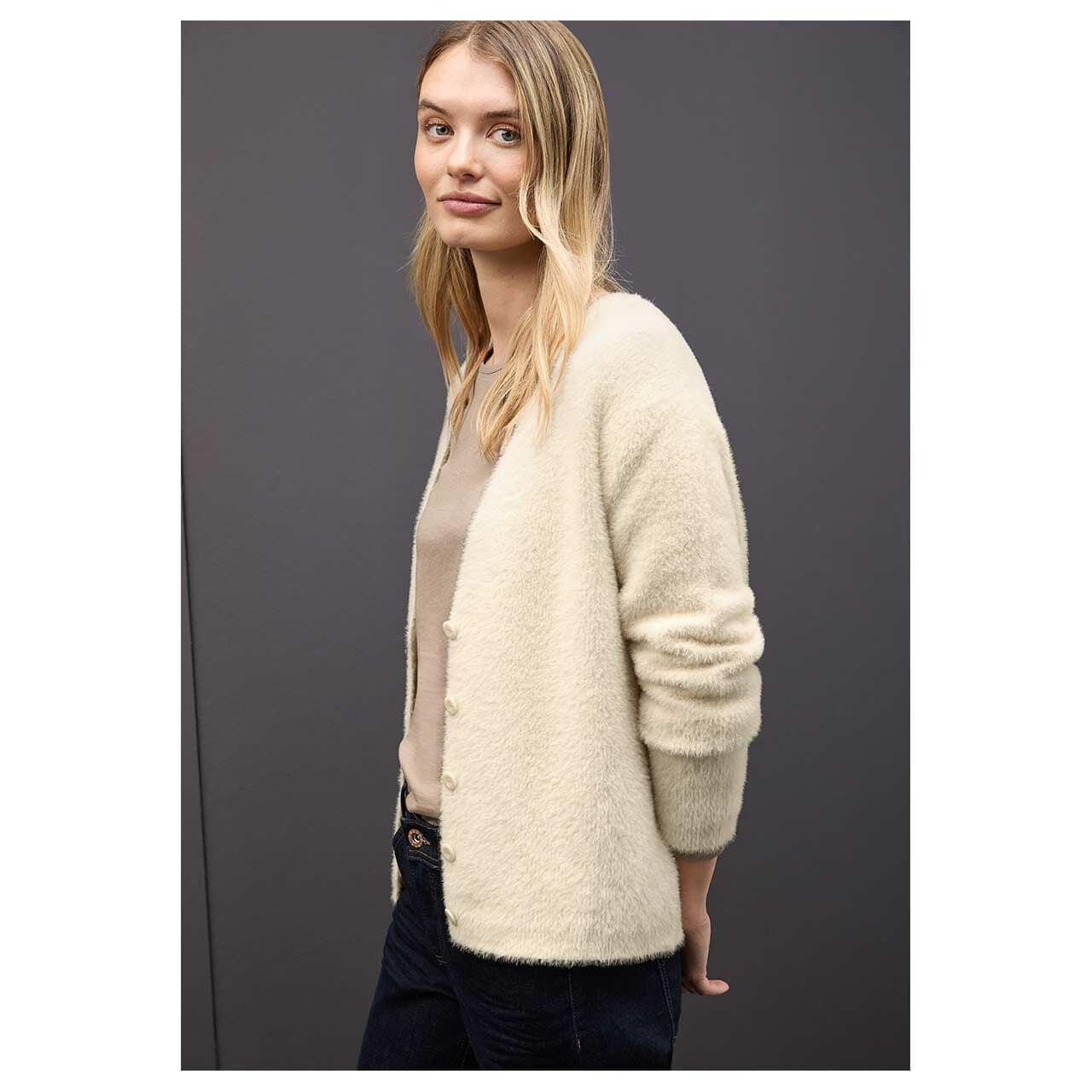 Chaqueta Jersey Street One 253980 16351 Soft Beige - Imagen 2