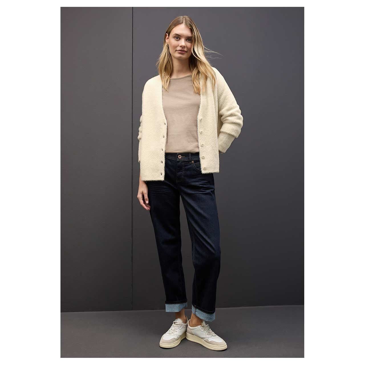 Chaqueta Jersey Street One 253980 16351 Soft Beige - Imagen 3