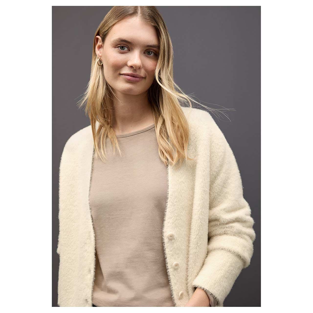 Chaqueta Jersey Street One 253980 16351 Soft Beige - Imagen 6