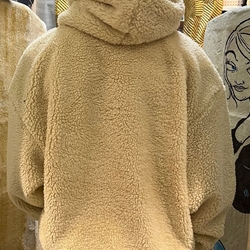 Chaqueta Karl Kani Cursive Varsity Teddy Os KA9481KM254-029-1 - Imagen 2