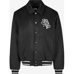Chaqueta Karl Kani Legacy Faux Suede Bowling KA9491 KM254-037-1 - Imagen 1