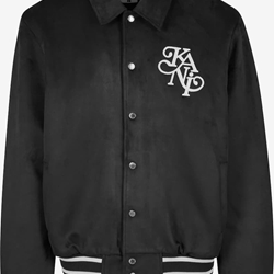 Chaqueta Karl Kani Legacy Faux Suede Bowling KA9491 KM254-037-1 - Imagen 1