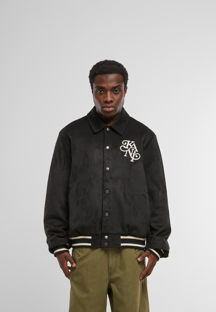 Chaqueta Karl Kani Legacy Faux Suede Bowling KA9491 KM254-037-1 - Imagen 5