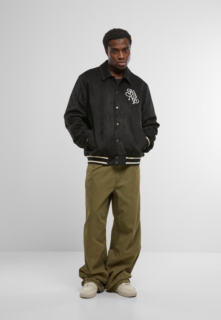 Chaqueta Karl Kani Legacy Faux Suede Bowling KA9491 KM254-037-1 - Imagen 7