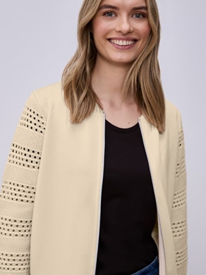 Chaqueta STREET ONE 324795 17499 smoke beige - Imagen 1