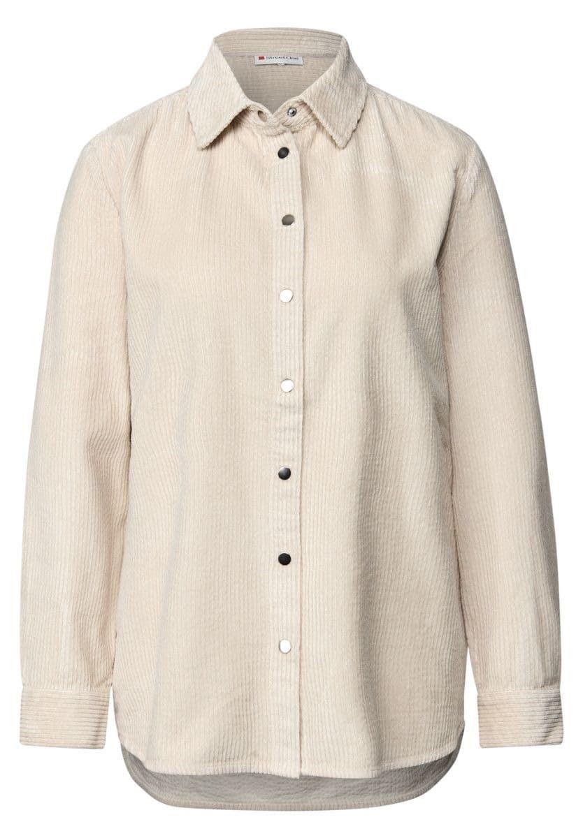 Chaqueta Street One Beige Coruroy Longblouse 345977 16916 - Imagen 1