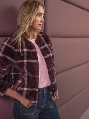 Chaqueta Street One Fake Fur Roustic Rouge 213107 37820 - Imagen 1