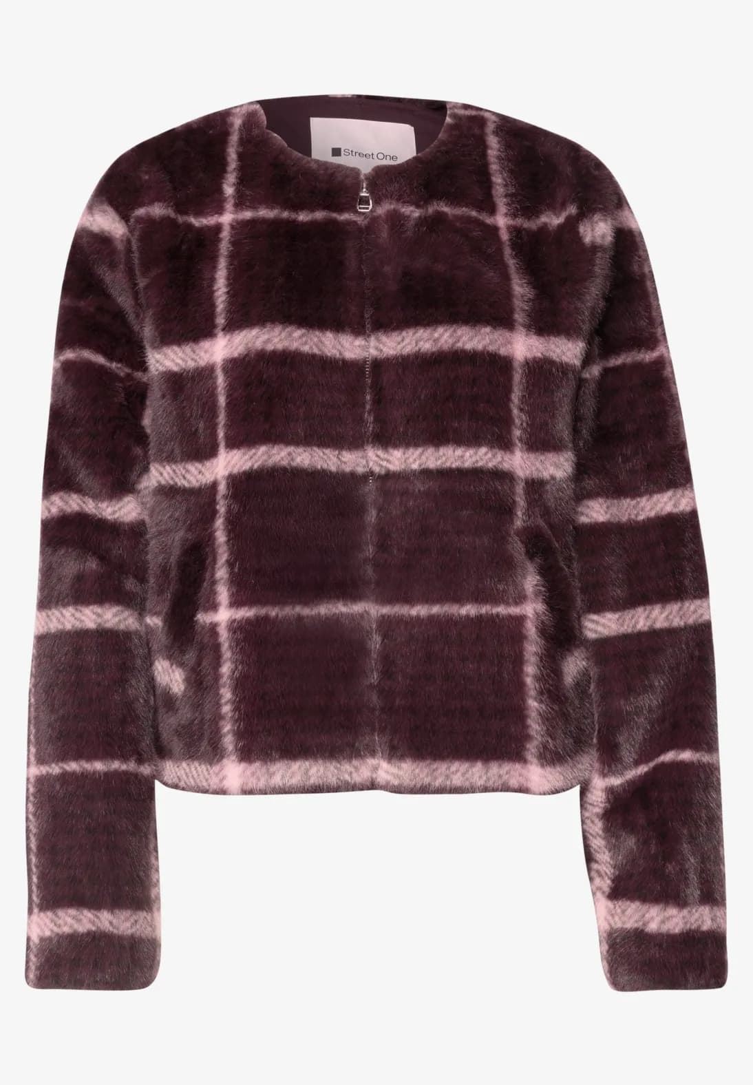 Chaqueta Street One Fake Fur Roustic Rouge 213107 37820 - Imagen 2