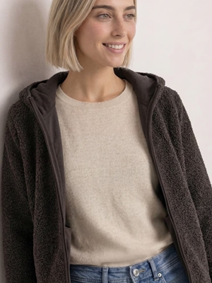 Chaqueta Street One Teddy Black Coffee 325734 17874 - Imagen 1