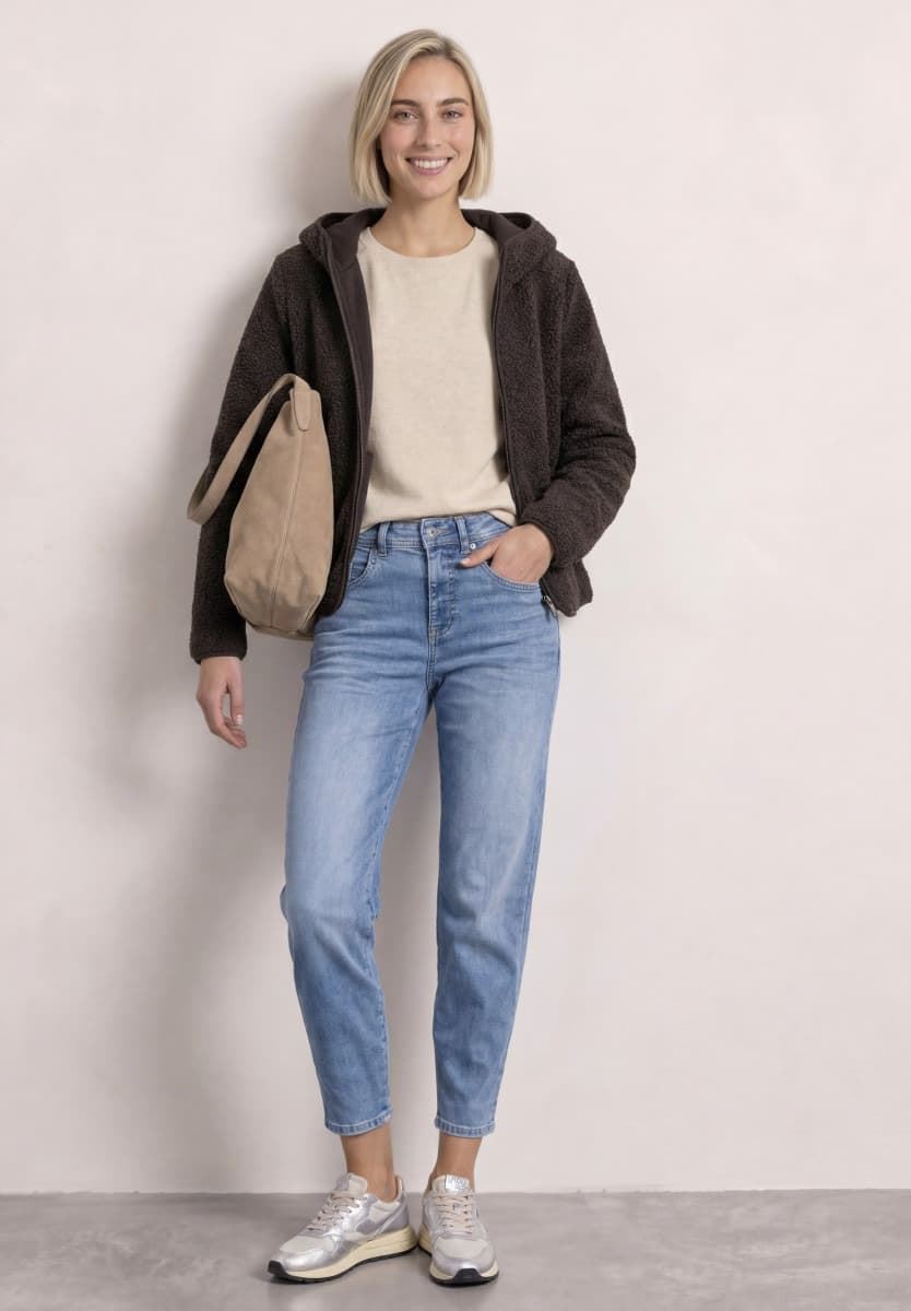 Chaqueta Street One Teddy Black Coffee 325734 17874 - Imagen 2