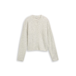 Chaqueta Tom Tailor Knit Cosy Rib Marble Beige Melange 1049062 10396 - Imagen 1