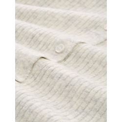 Chaqueta Tom Tailor Knit Cosy Rib Marble Beige Melange 1049062 10396 - Imagen 2