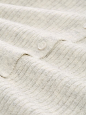 Chaqueta Tom Tailor Knit Cosy Rib Marble Beige Melange 1049062 10396 - Imagen 2