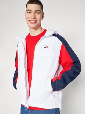 Chaqueta Tommy Jeans DM0DM18698 YBR white multi - Imagen 2