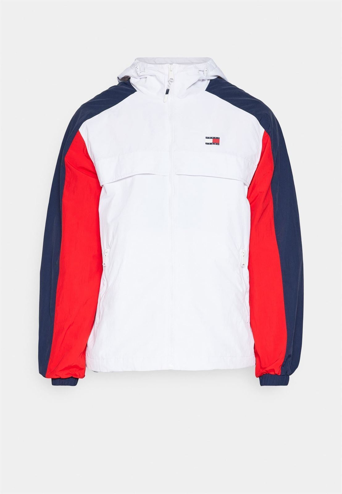 Chaqueta Tommy Jeans DM0DM18698 YBR white multi - Imagen 3