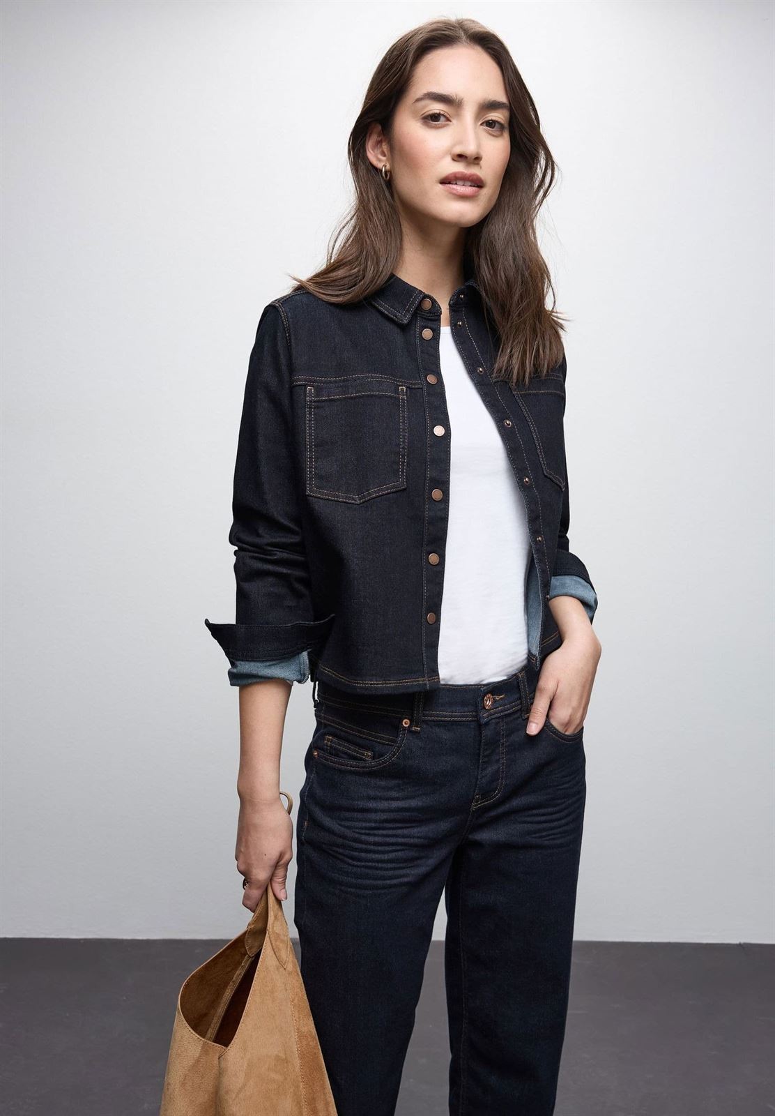 Chaqueta Vaquera Street One Style Blouse Rinse Blue 346057 17425 - Imagen 3