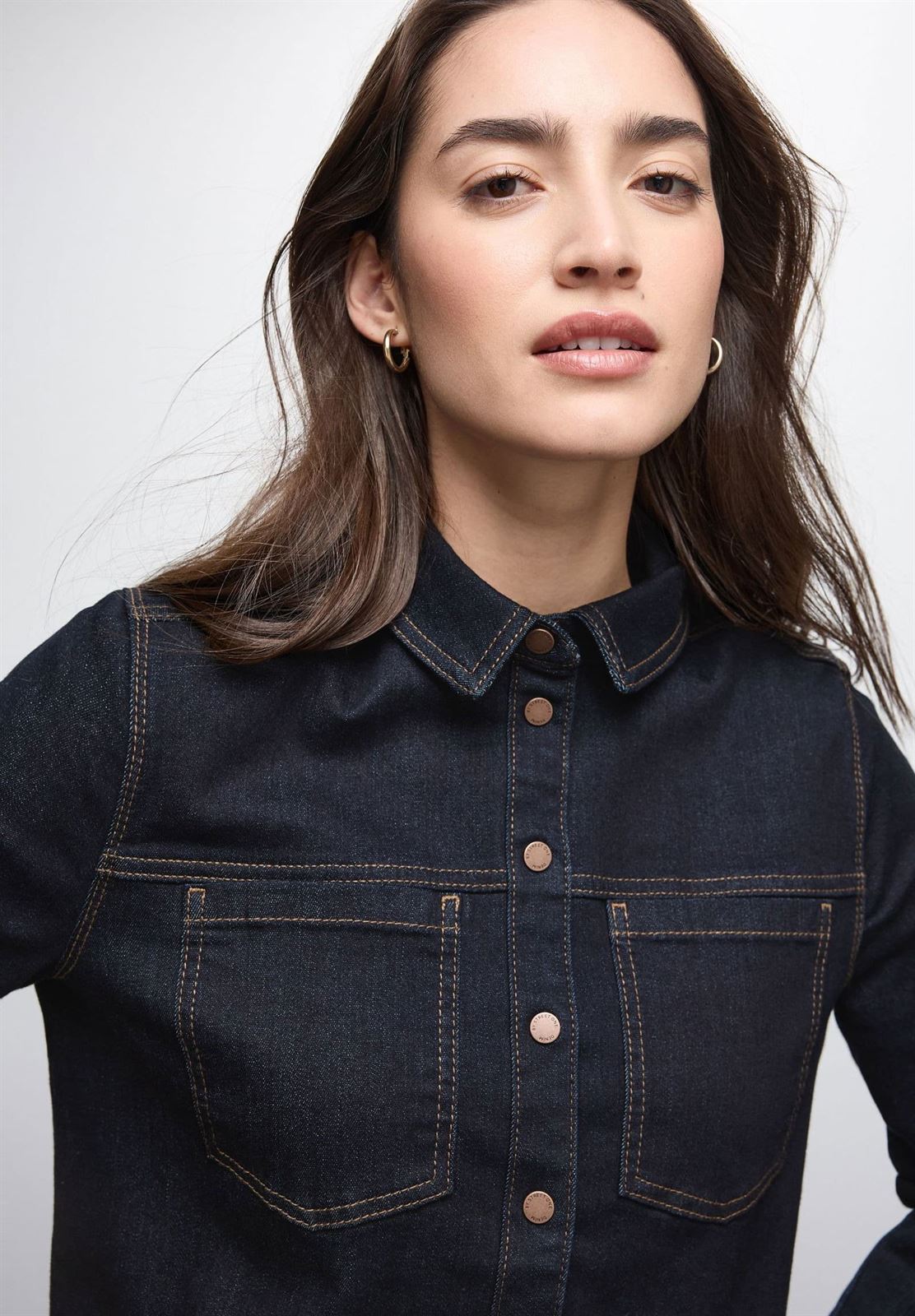 Chaqueta Vaquera Street One Style Blouse Rinse Blue 346057 17425 - Imagen 6