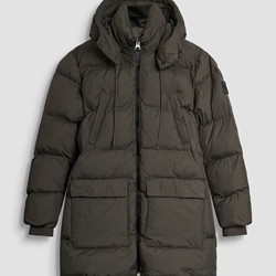 Chaquetón Antony Morato Regular Fit in Calenderino Verde Militar Oscuro MMCO00945 FA600271 4089 - Imagen 1