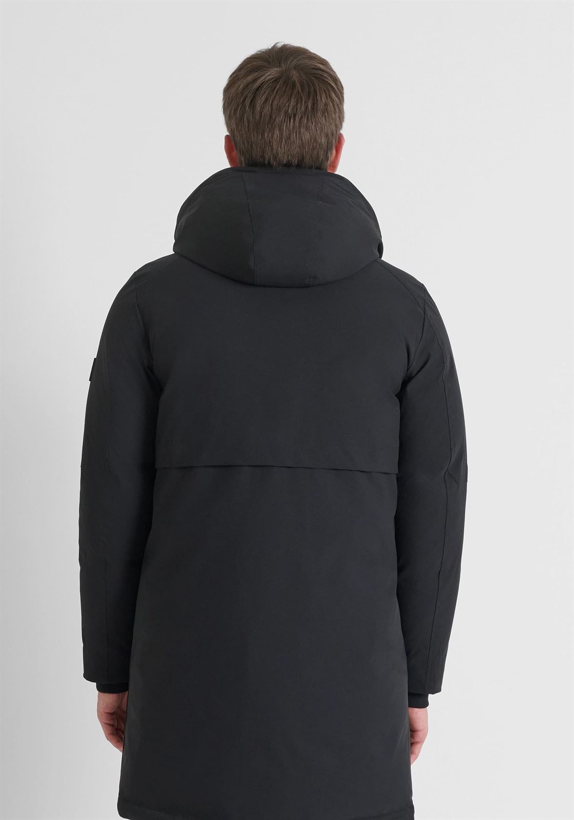 Chaquetón Antony Morato Regular Fit in Water Proofe Negro MMCO00958 FA600277 9000 - Imagen 2