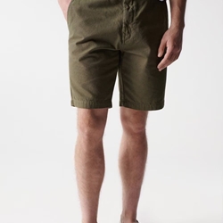 Chino short SALSA 21005526 520 verde - Imagen 1