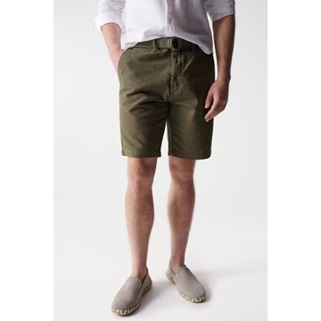 Chino short SALSA 21005526 520 verde - Imagen 1