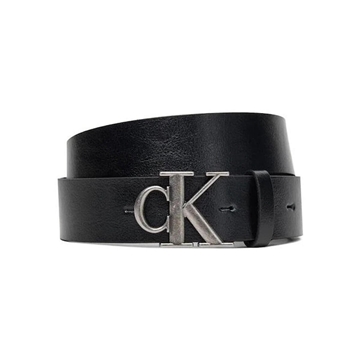 Cinturon CALVIN KLEIN LV04D7016G V8L CK Buckle Tumbled Black/Antique Silver - Imagen 1