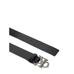 Cinturón Calvin Klein Monogram Buckle Black/Antique Silver LV04D7016G V8L - Imagen 2