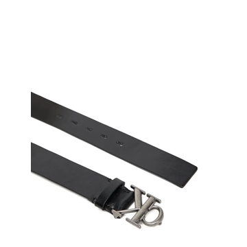 Cinturón Calvin Klein Monogram Buckle Black/Antique Silver LV04D7016G V8L - Imagen 2