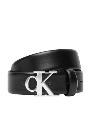 Cinturón Calvin Klein Mujer Black/Old Silver LV04F7054G 2QP - Imagen 1