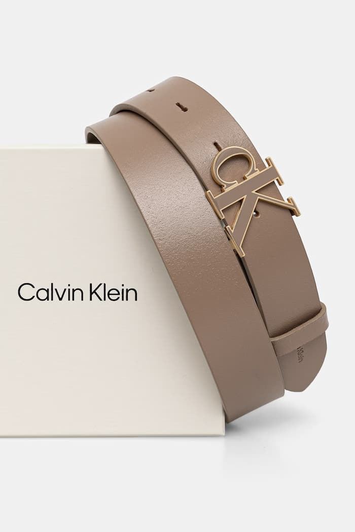 Cinturón CALVIN KLIEN LV04F7073G YYO desert taupe/antique light gold - Imagen 2