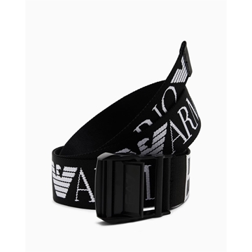 Cinturon EA7 Emporio Armani 7X000089 AF14310 MC001 negro - Imagen 2