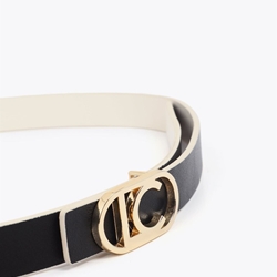 Cinturon LOLA CASADEMUNT LS2606001 20N crudo negro - Imagen 2