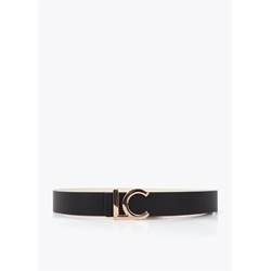 Cinturon LOLA CASADEMUNT LS2606016 20N crudo negro - Imagen 2