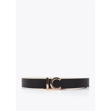 Cinturon LOLA CASADEMUNT LS2606016 20N crudo negro - Imagen 2
