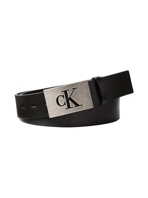 Cinturón Negro Calvin Klein Plaque Smooth 35M LV04D7043GV8L - Imagen 1