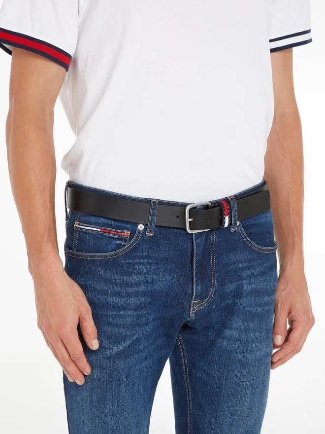 Cinturón TOMMY JEANS AM0AM12337 BDS negro - Imagen 3