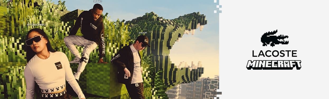 Colección Lacoste x Minecraft
