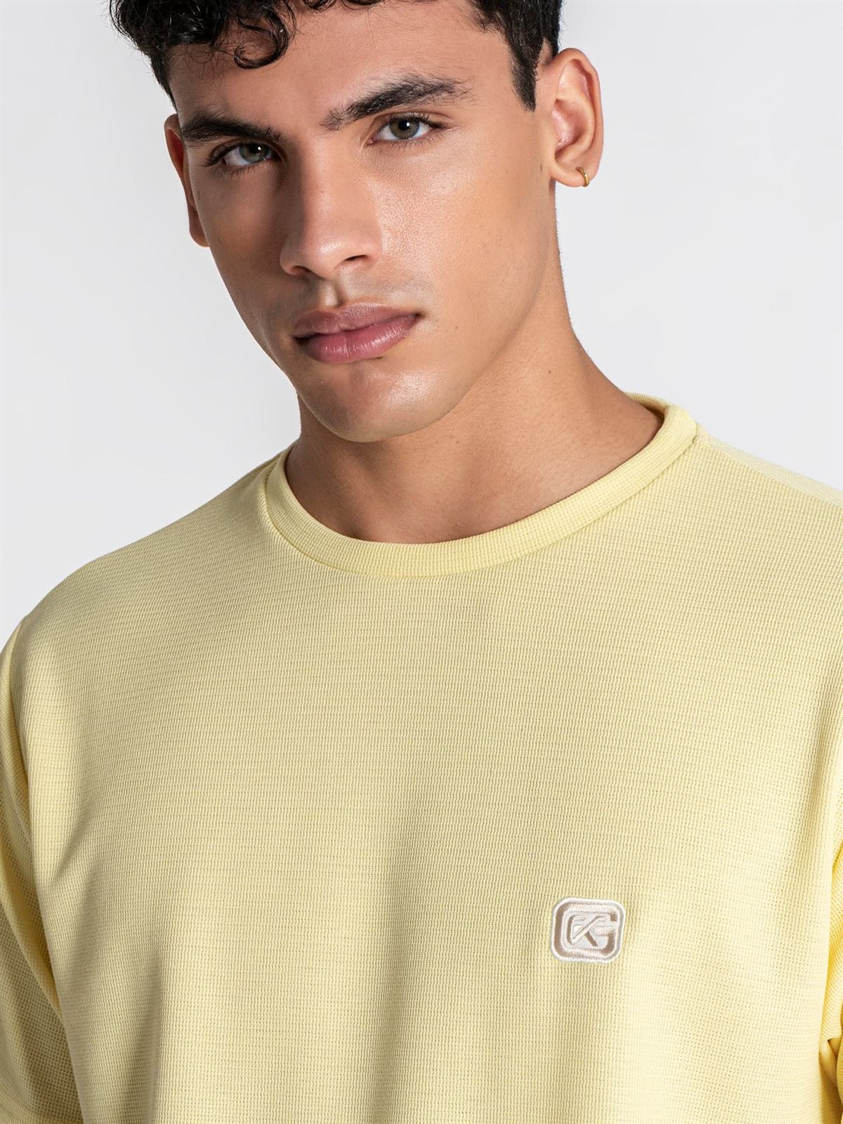 Conjunto Gianni Kavanagh Yellow Grid Set GKM007627 - Imagen 4